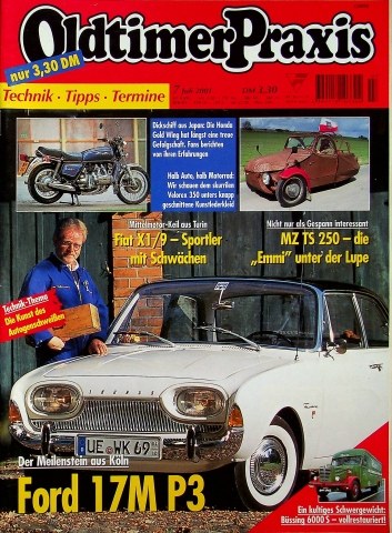 Deckblatt Oldtimer Praxis (07/2001)